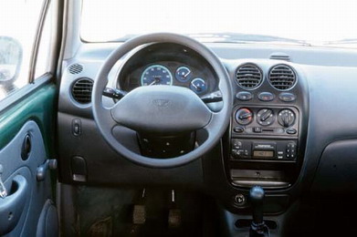 Интерьер салона Daewoo Matiz