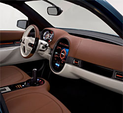 Mitsubishi Concept-cX: кокпит