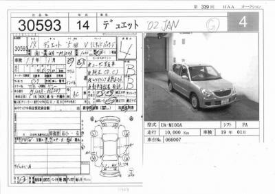 Toyota Duet   2002