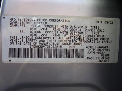 Toyota Rav 4   2003