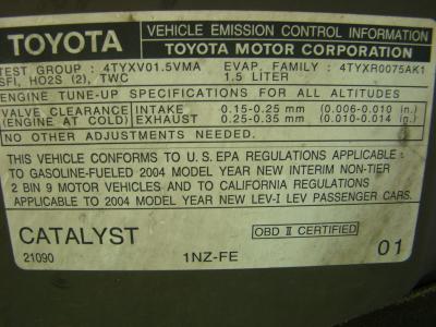 Toyota     2004